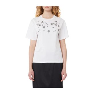 Max Mara T-Shirts, female, White, Size: XS Wkdagile T-shirt