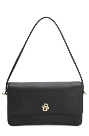 HUGO BOSS Beyond Leather Shoulder Bag in Black at Nordstrom