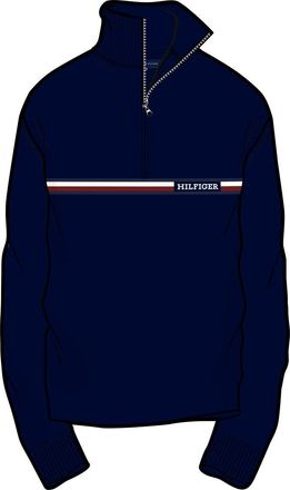 Tommy Hilfiger Blue Turtleneck Sweater