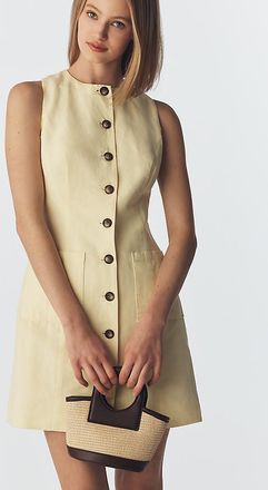 Aligne Leah Linen Sleeveless Mini Dress