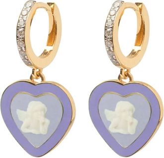 Cameo & Beyond Friendship Cherubs earrings - YELLOW GOLD