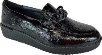 Solidus Stijlvolle Mocassins voor Vrouwen - Dames - Loafers - Zwart - 40 EU - Schoenen