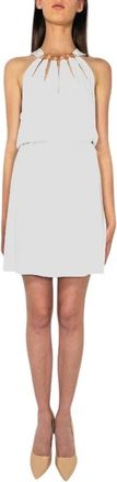 Nenette Abito corto Affio - Dames - Korte kleedjes - Wit - L - Polyester - Kleedjes