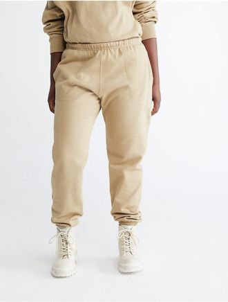 Calvin Klein Mens Standards Fleece Joggers - Brown - XS