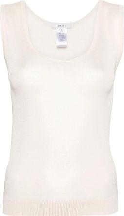 Christophe Lemaire Naadloze Mouwloze Trui - Dames - Tops zonder mouwen - Beige - L - Tops