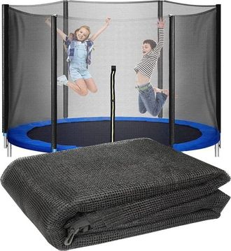 OEM Red De Seguridad Para Trampol&iacute;n Con Cremallera Para Protecci&oacute;n De Trampol&iacute;n De Repuesto (tama&ntilde;o: 16 Pies, 6 Pies, 12 Postes)