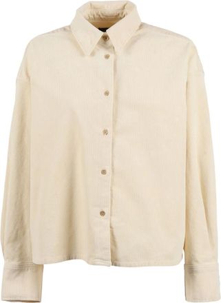 7 For All Mankind Camicia Nina a coste - Toni neutri