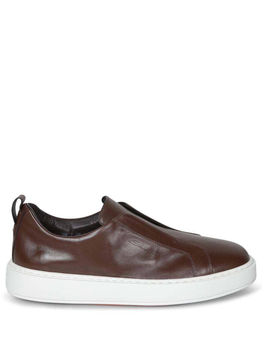 Brown Santoni Low Top Sneakers: Shop up to −78% | Stylight