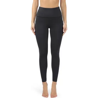 90 Degree by Reflex PolarLux Fleece Side Pocket Leggings in Black at Nordstrom Rack, Size X-Small