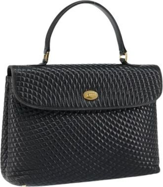 Bally Pre-owned Leren Handtas - Dames - Vintage Handtas - Zwart - ONE Size - Leer - Vintage