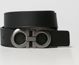 Ferragamo Cintura Gancini Ferragamo reversibile in pelle