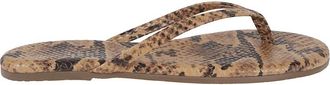 Tkees Coco Snake Flip Flops - Dames - Slippers - Bruin - 36 EU - Leer - Schoenen