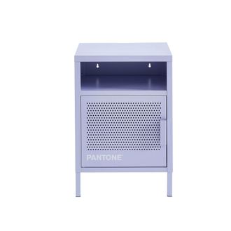 Pantone Mesita de noche metal lila 40 cm