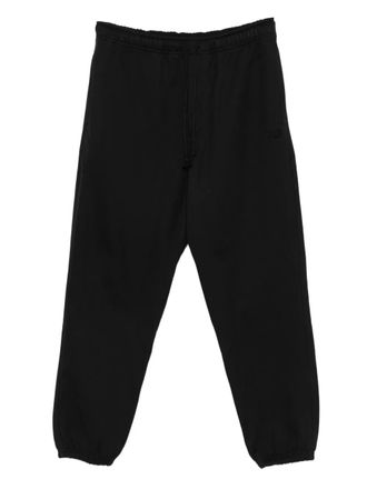 Yohji Yamamoto elasticated-cuff track pants - Black