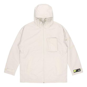 adidas Th Jkt Wv Cstm Casual Sports Training Hooded Jacket Bauxite Brown GP0991