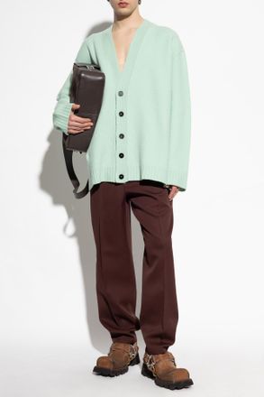 Jil Sander Wool Trousers, Mens, Brown