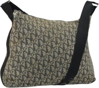 Dior Pre-owned Cross Body Bags, female, Multicolor, Size: ONE SIZE Pre-owned Trotter Canvas Shoulder Bag