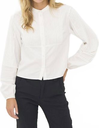 N&Uuml; Denmark Beo Shirt Top In Creme