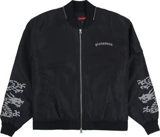 Pleasures Dragon Bomber Jacket Zwart Waterdicht Nylon - Heren - Bomber jackets - Zwart - S - Nylon - Jassen