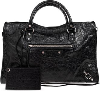 Balenciaga Le City Medium Bag - Dames - Handtassen - Zwart - ONE Size - Katoen - Tassen