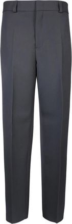Jil Sander Wollen broek - Heren - Nette broeken - Zwart - M - Wol - Broeken