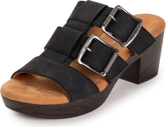 Muk Luks Myra Sandal in Black at Nordstrom, Size 9.5