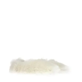 Jil Sander Eco Fur Slippers - White