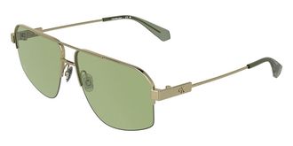Calvin Klein Jeans CKJ26221S 717 Mens Sunglasses Gold Size 61
