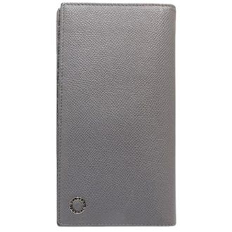 Bulgari Pre-owned Long wallet (bi-fold) - Dames - Vintage Accessoires - Grijs - ONE Size - Leer - Vintage