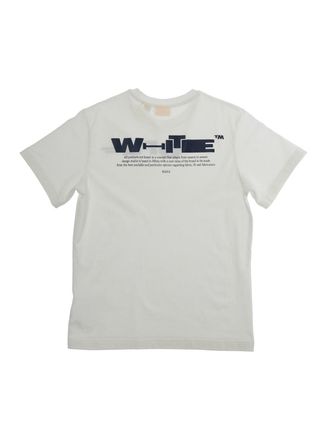Off-white Logo-Printed Cotton T-Shirt - White