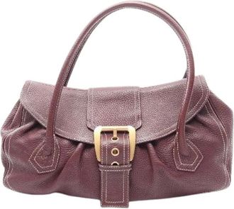 Celine Pre-owned Borsa Grande Sangle in Pelle - - Pre-owned - Donna - Rosso - ONE SIZE