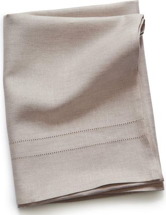 Solino Home Linen Bath Towel 30 x 54 Inch for Dining Table, Holiday and Everyday Table Decor - Bath in Light Natural at Nordstrom, Size Small
