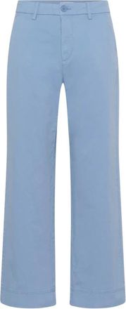 Part Two Belme PW PA Broeken - Dames - Wijde Broeken - Blauw - 2XS - Katoen - Broeken