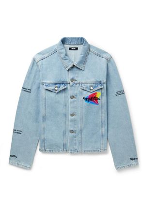 MSFTSrep Logo-Print Denim Jacket