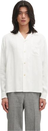 Visvim Keesey Pocket Shirt - Heren - Zakelijke Overhemden - Wit - XL - Rayon - Overhemden