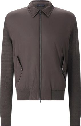 Herno Hybrid Jacket - Heren - Bomber jackets - Bruin - M - Jassen