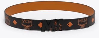 MCM Claus M Reversible Belt 1 In Maxi Monogram Visetos