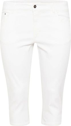 Kaffe Curve Kczena Capri - Jeans - Mujer - Blanco - 5XL