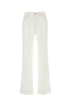 7 For All Mankind White lyocell Modern Dojo pant