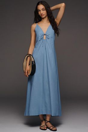 L*Space Mabel Linen Blend Maxi Dress