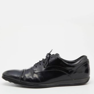 Tod's Tods Black Leather Lace Up Derby