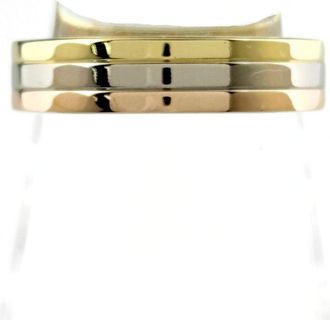 Cartier Pink White Yellow Band Ring (Pre-Owned)