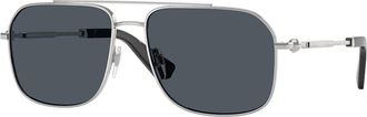 Burberry BE3159 100587 Womens Sunglasses Silver Size 59