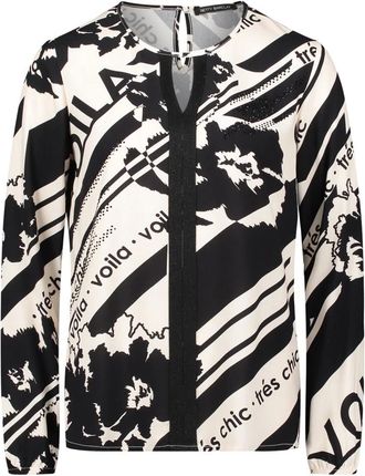 Betty Barclay Overhemden, Dames, Wit, 3Xl, Slip-on Blouse met Cut-Out Halslijn