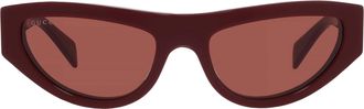 Gucci Brown Cat Eye Ladies Sunglasses GG1919S 002 55