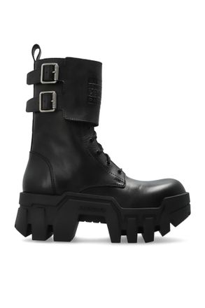 Balenciaga Plateau-enkellaarzen Bulldozer Combat