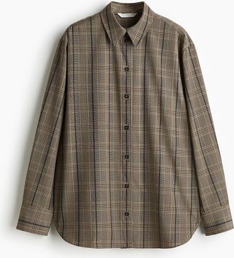 H&M Oversized Bluse - Beige