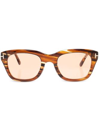 Tom Ford Eyewear Occhiali da sole squadrati - Marrone