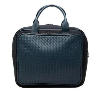 Bottega Veneta Vintage, unisex, Blauw, ONE Size, Leer, Pre-owned Vintage Handbag