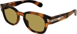 Gucci GG1518S 003 Mens Sunglasses Tortoiseshell Size 51 - Free RX Lenses - Free RX Lenses